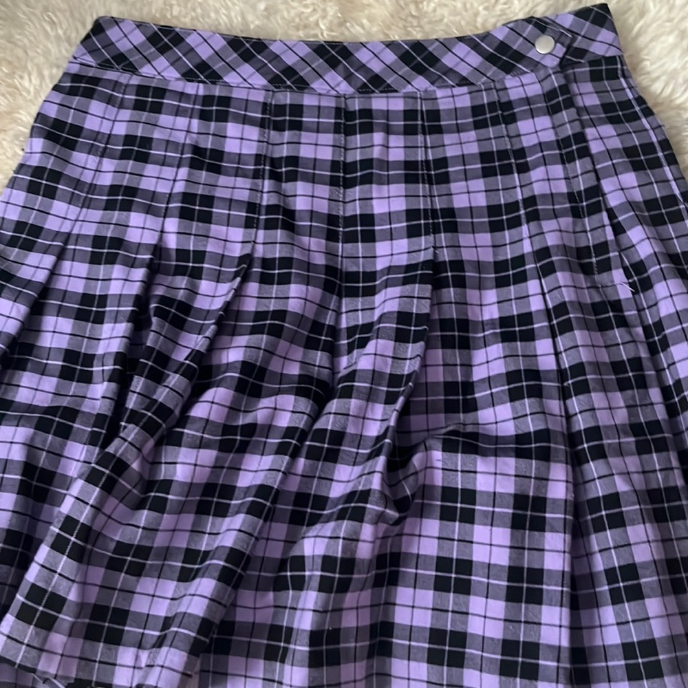 Plaid Patterned Skirt